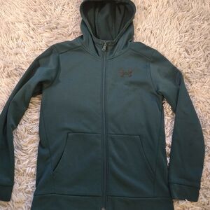 Under Armour Green Zip-Up Hoodie